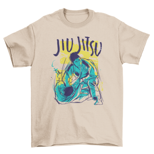 Jiu Jitsu Grunge Color T-shirt