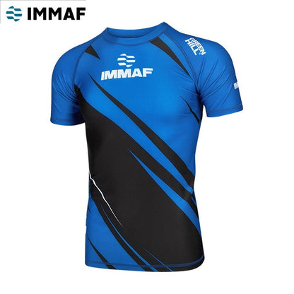 Green Hill Rash Guard IMMAF APPROVED BLUE