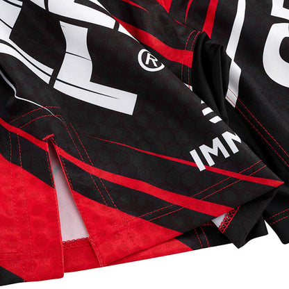 GREEN HILL MMA Shorts IMMAF APPROVED RED