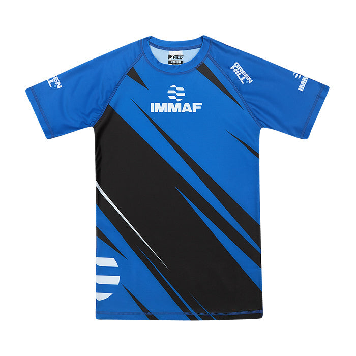 Green Hill Rash Guard IMMAF APPROVED BLUE