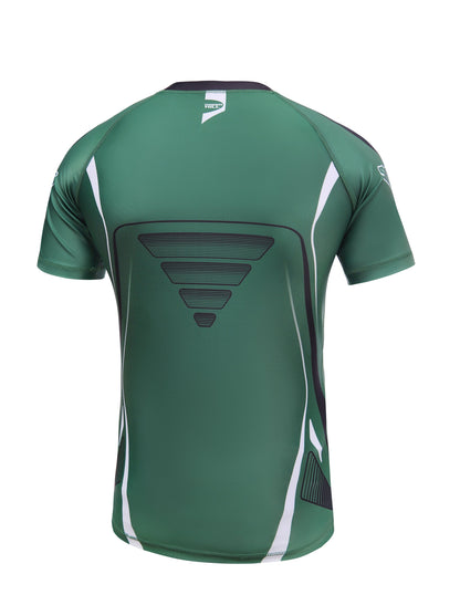 Green Hill IMMAF Approved Rash Guard Green 2023