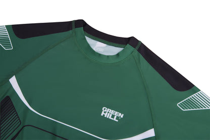 Green Hill IMMAF Approved Rash Guard Green 2023