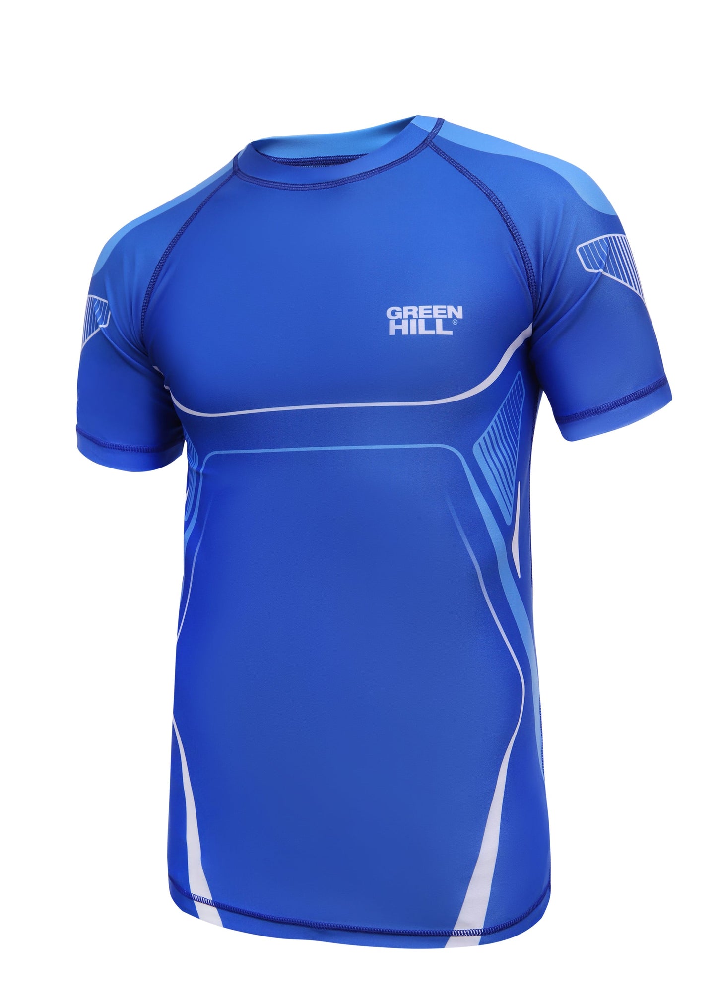 Green Hill IMMAF Approved Rash Guard Blue 2023