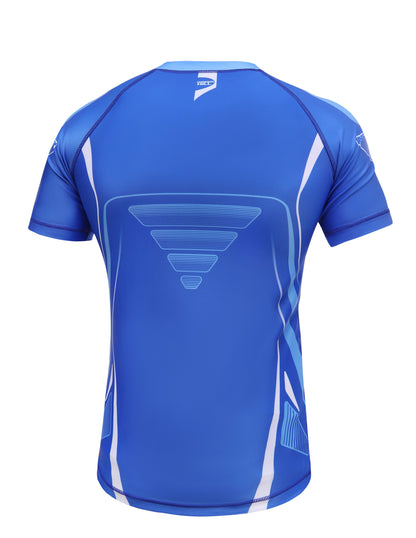 Green Hill IMMAF Approved Rash Guard Blue 2023