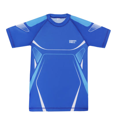 Green Hill IMMAF Approved Rash Guard Blue 2023