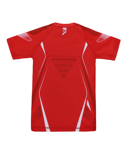 Green Hill IMMAF Approved Rash Guard Red 2023