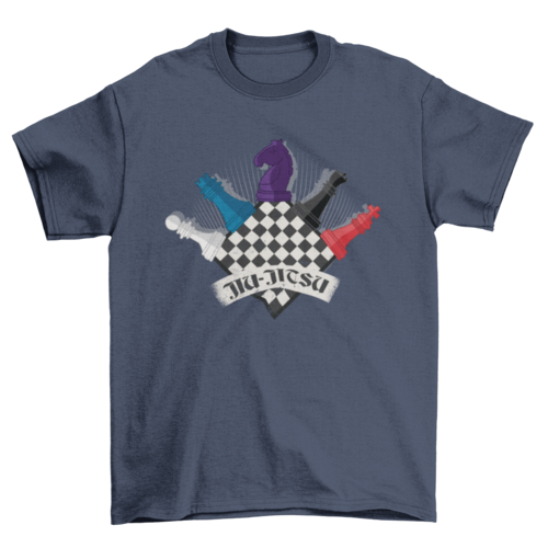 Funny Jiu Jitsu Chess T-shirt