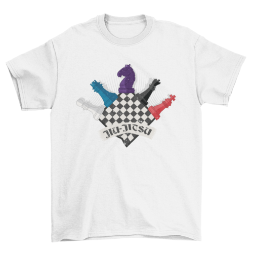 Funny Jiu Jitsu Chess T-shirt