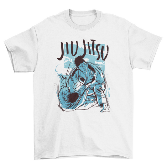 Jiu jitsu sport t-shirt design