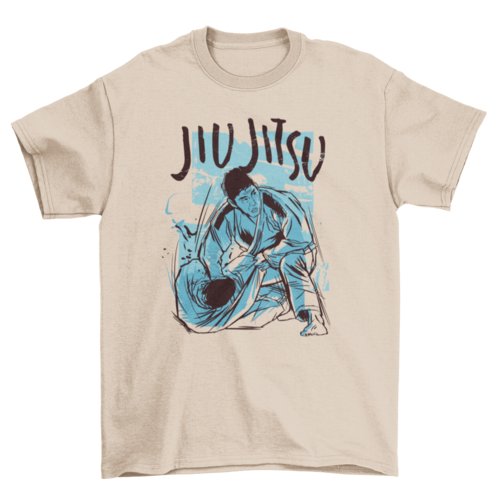 Jiu jitsu sport t-shirt design