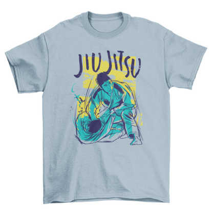 Jiu Jitsu Grunge Color T-shirt