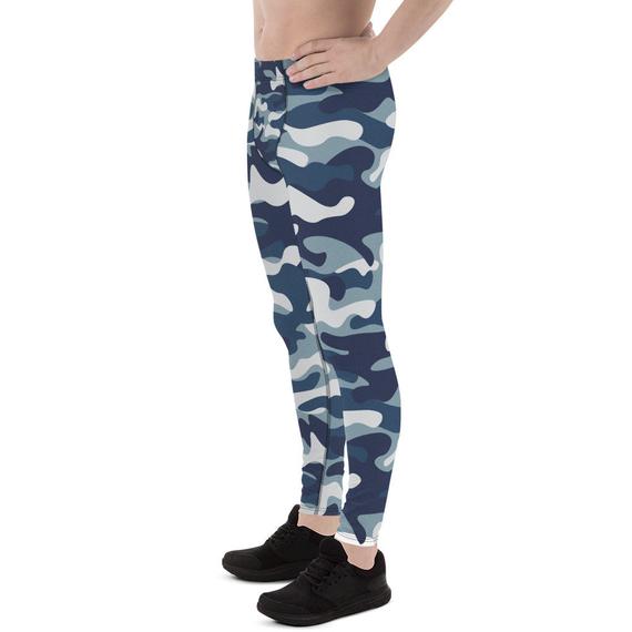 Mens Leggings - Urban Camo Army / Military Pattern